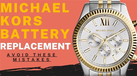 how to change the date on michael kors watch|michael kors watch battery chart.